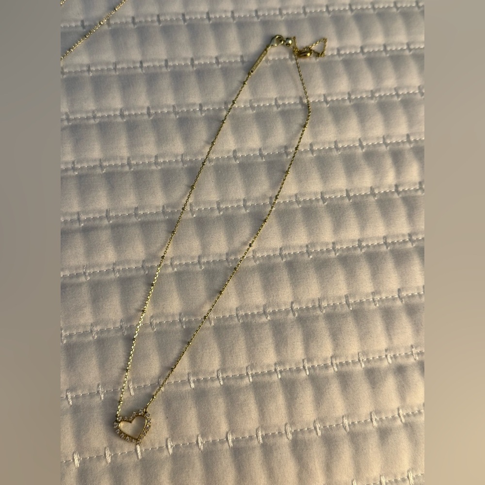 Kendra Scott Gold Heart Necklace